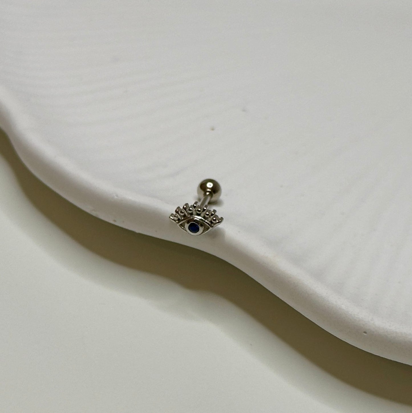 Piercing ,Blue Eye‘ in Silber