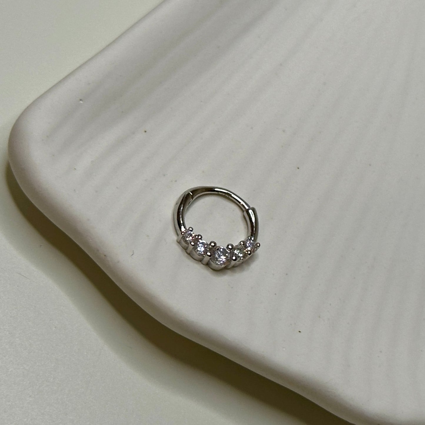 Piercing ,Milena‘ in Silber