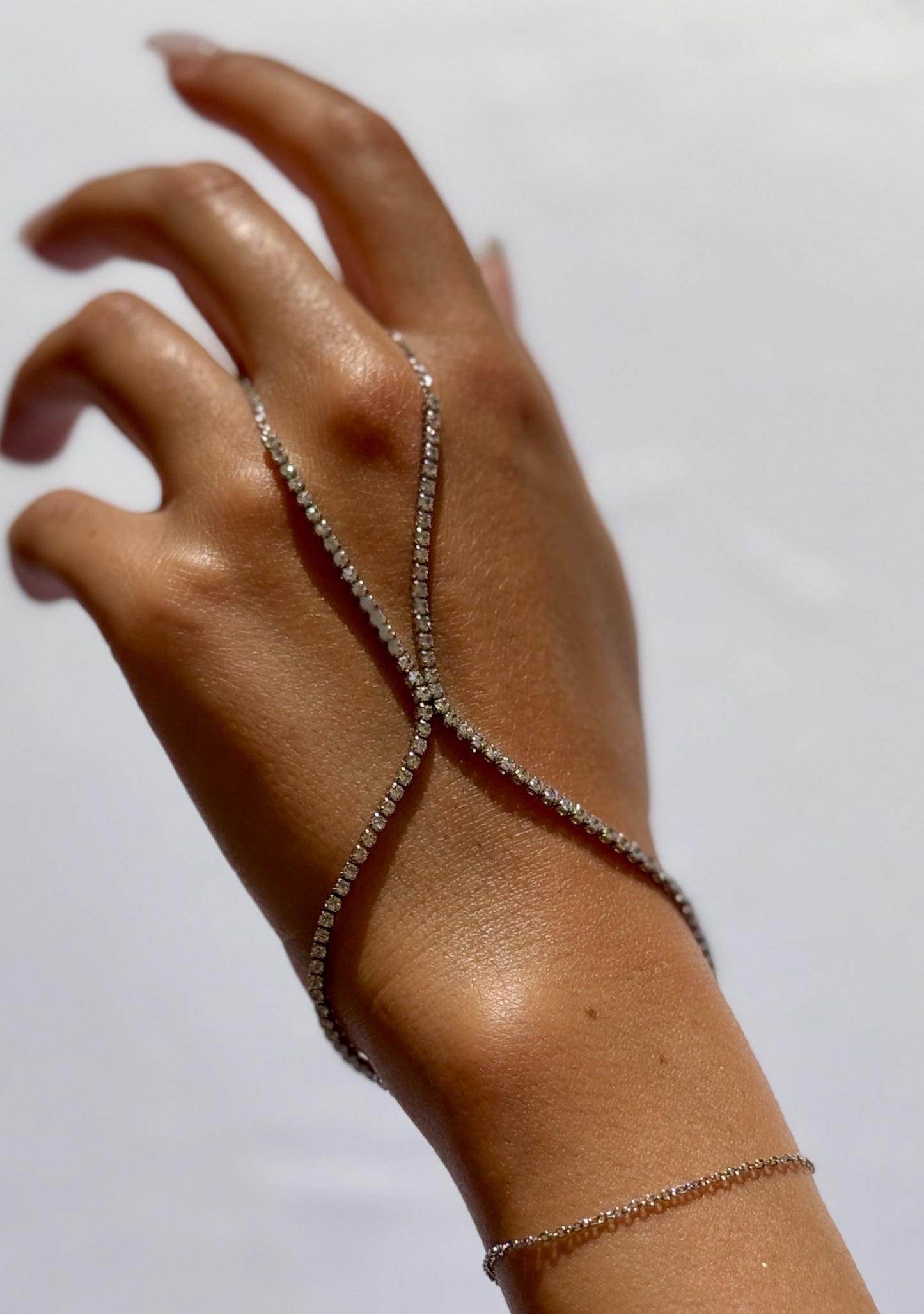 Handkette ‚Princess‘ in Silber