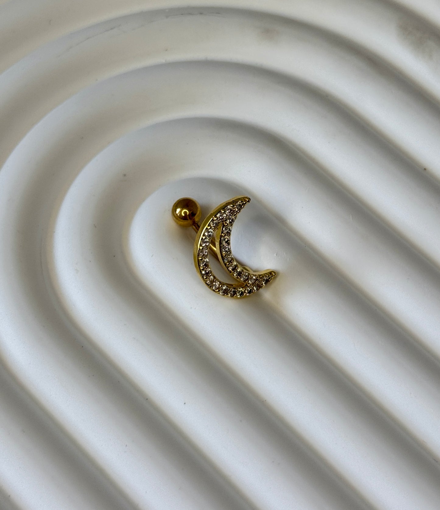 Bauchnabelpiercing ‚Hilal‘ 🌙
