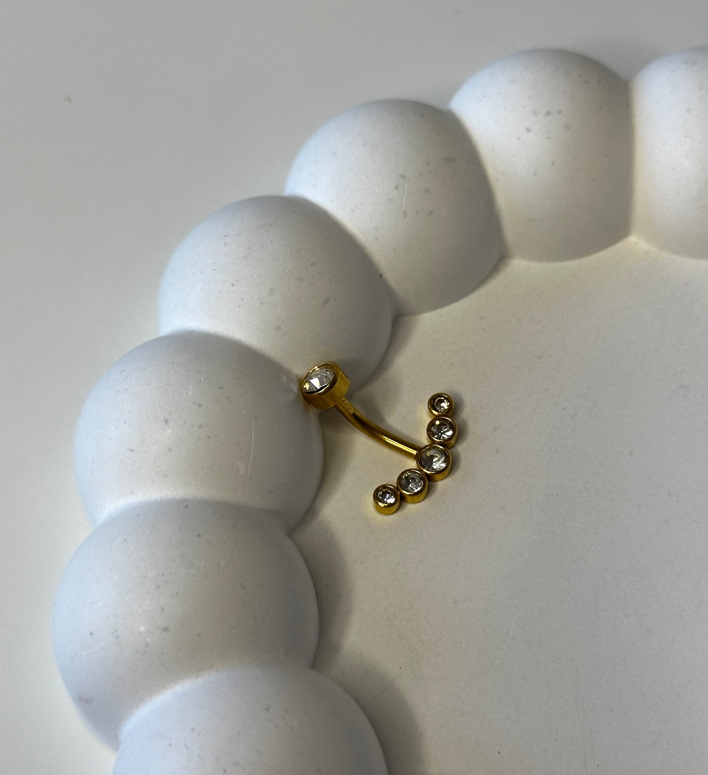Bauchnabelpiercing ‚Diamond Anchor‘