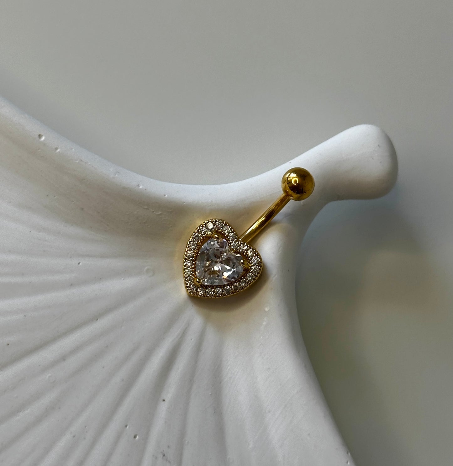 Bauchnabelpiercing ‚Heart Sparkle‘