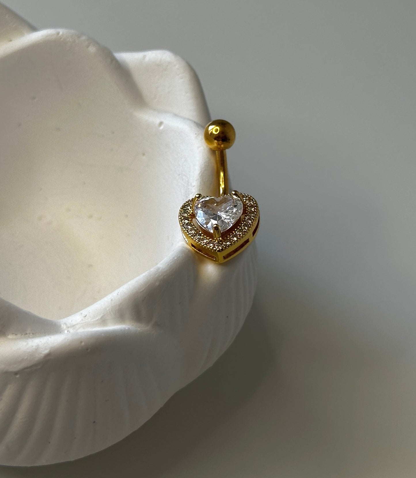 Bauchnabelpiercing ‚Heart Sparkle‘