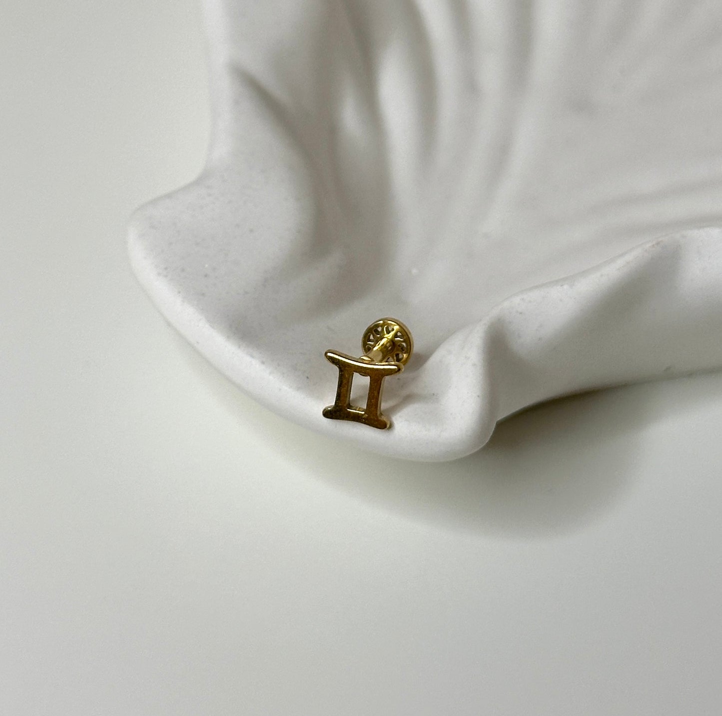 Piercing ‚Gemini‘ in Gold
