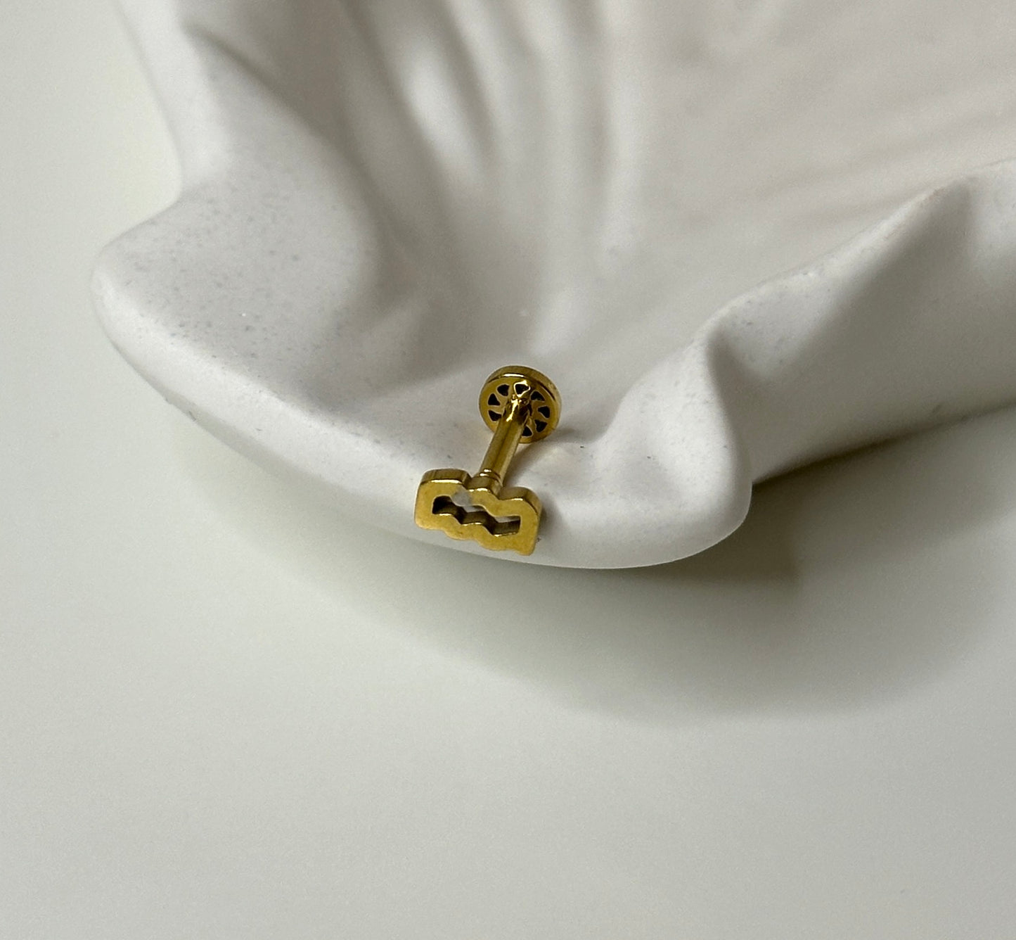 Piercing ‚Aquarius‘ in Gold