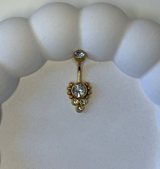 Bauchnabelpiercing ‚Opaline‘