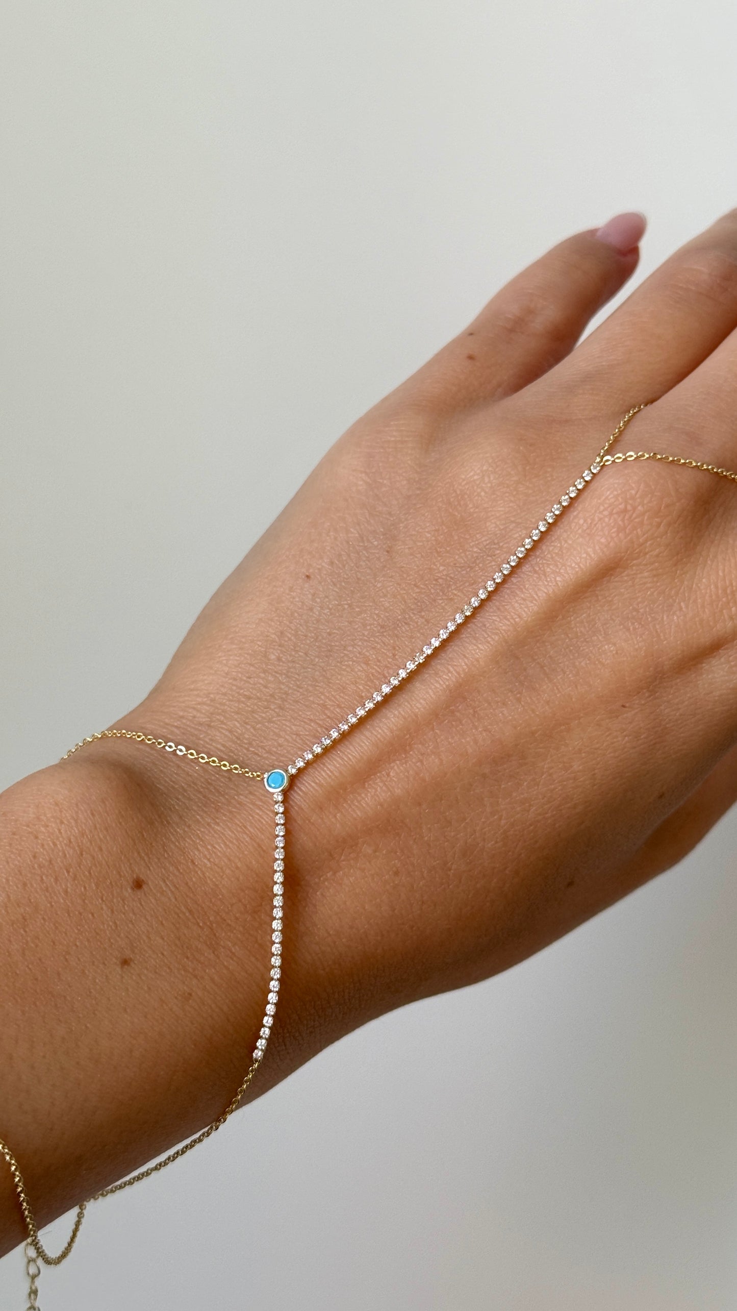 Handkette ‚Éclat Turquoise‘
