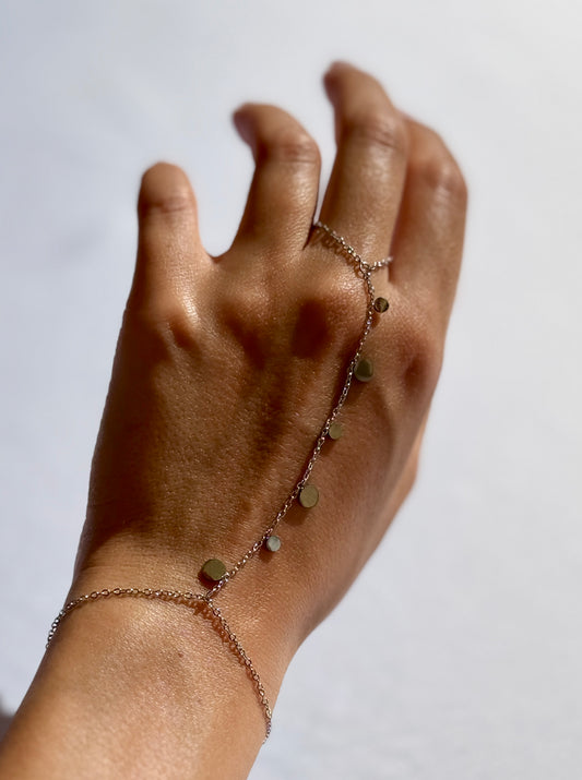 Handkette ‚Silvenya‘ in Silber