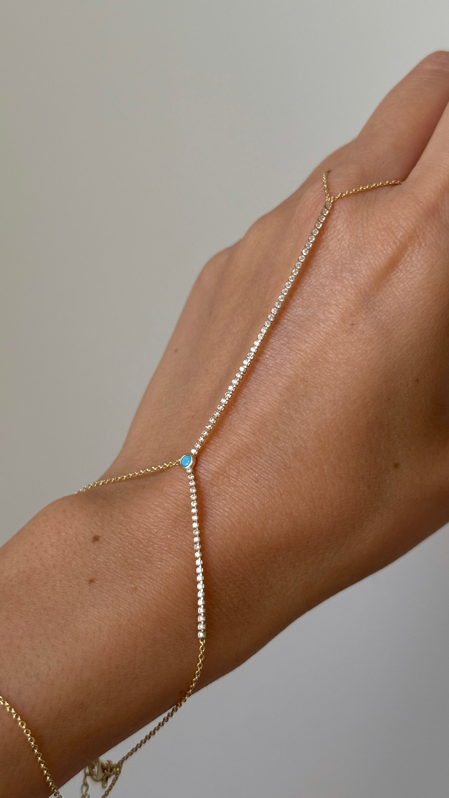 Handkette ‚Éclat Turquoise‘