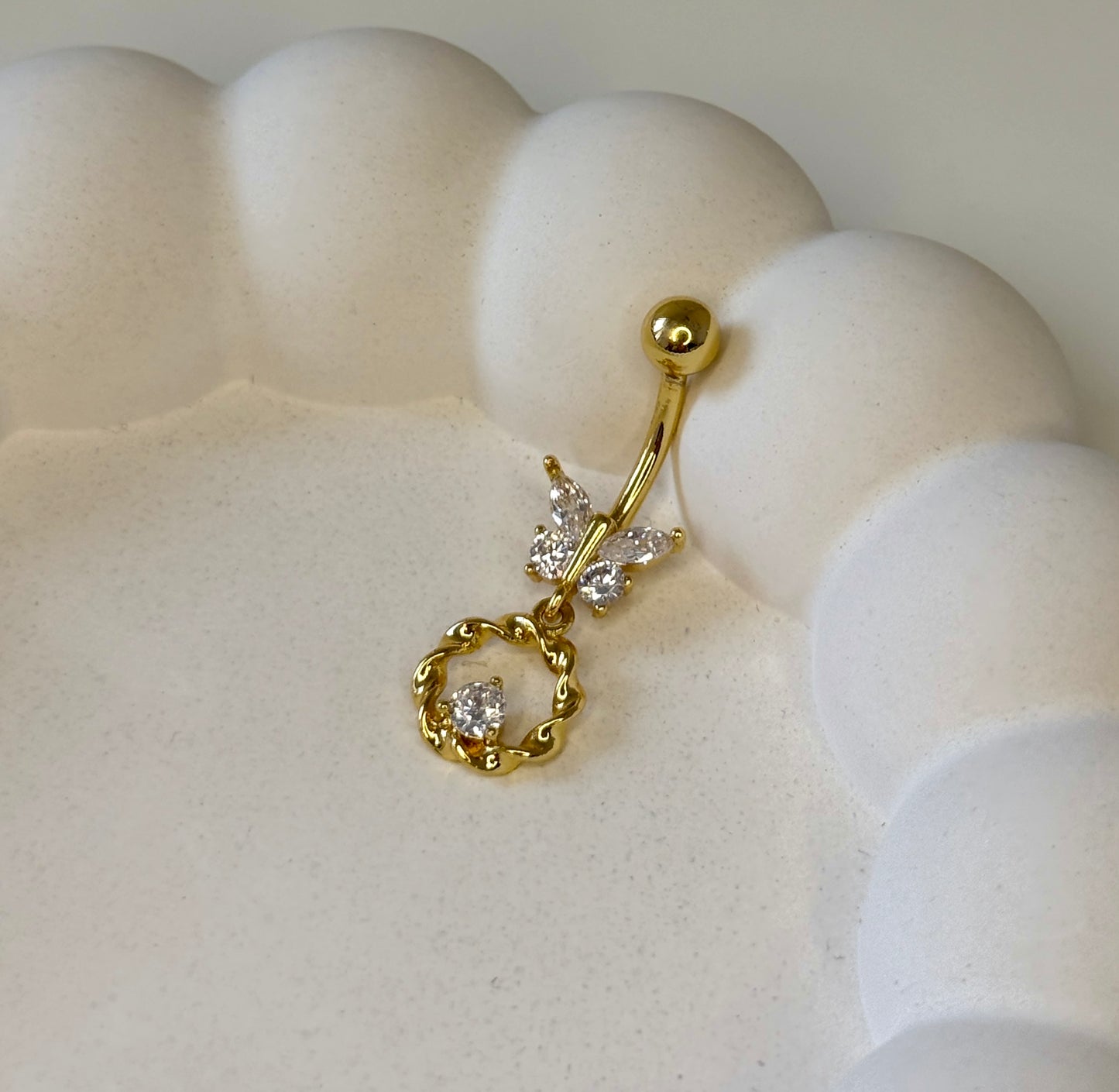 Bauchnabelpiercing ‚Papillon Luxe‘