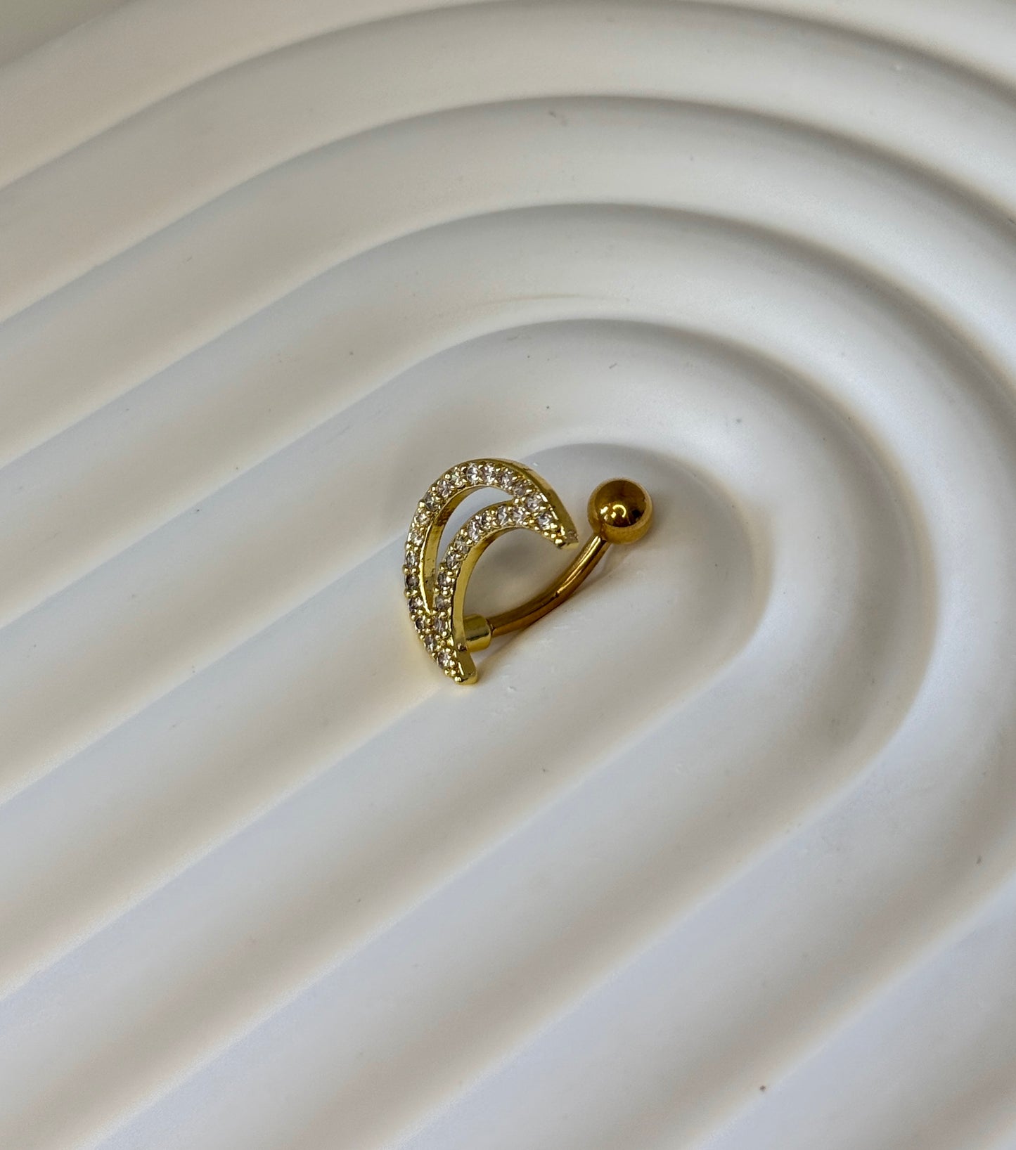 Bauchnabelpiercing ‚Hilal‘ 🌙